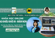 Ra mắt Khóa học Online ôn thi khối M – Mầm Non cùng cô Thúy Liễu Học online khối m năng khiếu